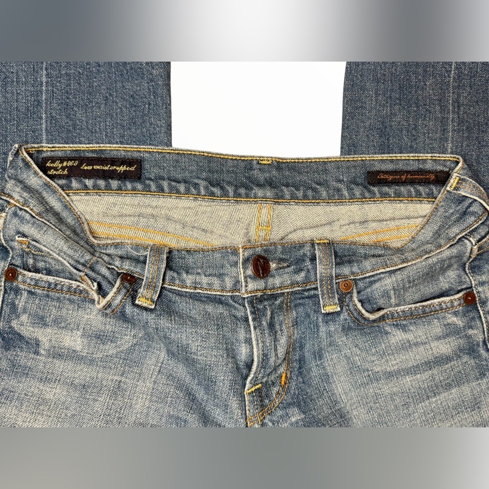Y2K Citizens of Humanity Kelly #063 Low Rise Capri Jeans 26 - Picture 4 of 6